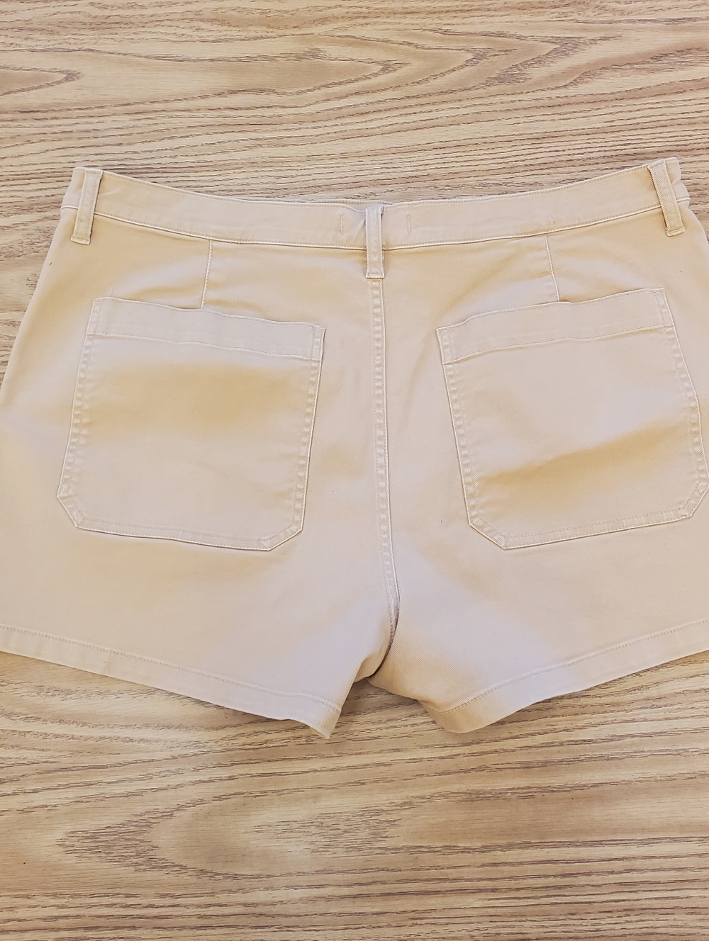 Madewell The Perfect Vibtage Fatique Tan High-Waist Shorts Size 33 - Picture 6 of 10